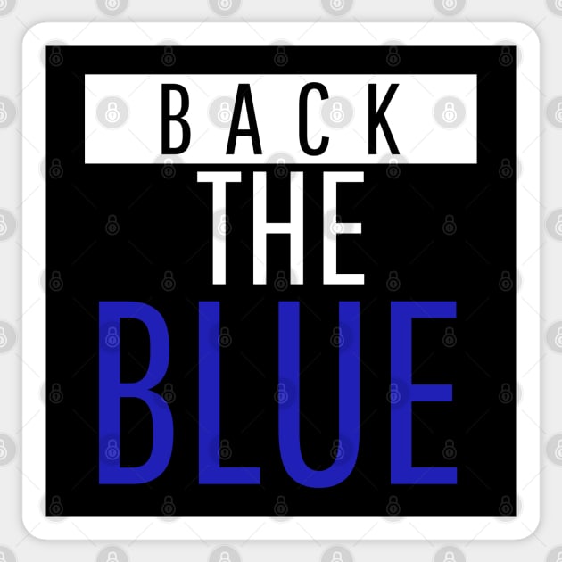 Back the Blue - Support Police Sticker by Hello Sunshine